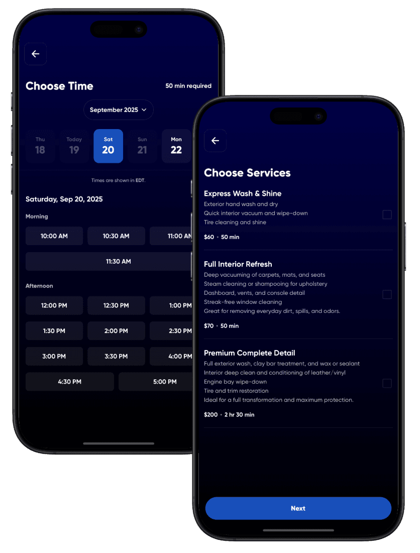 Pick only the services you need.