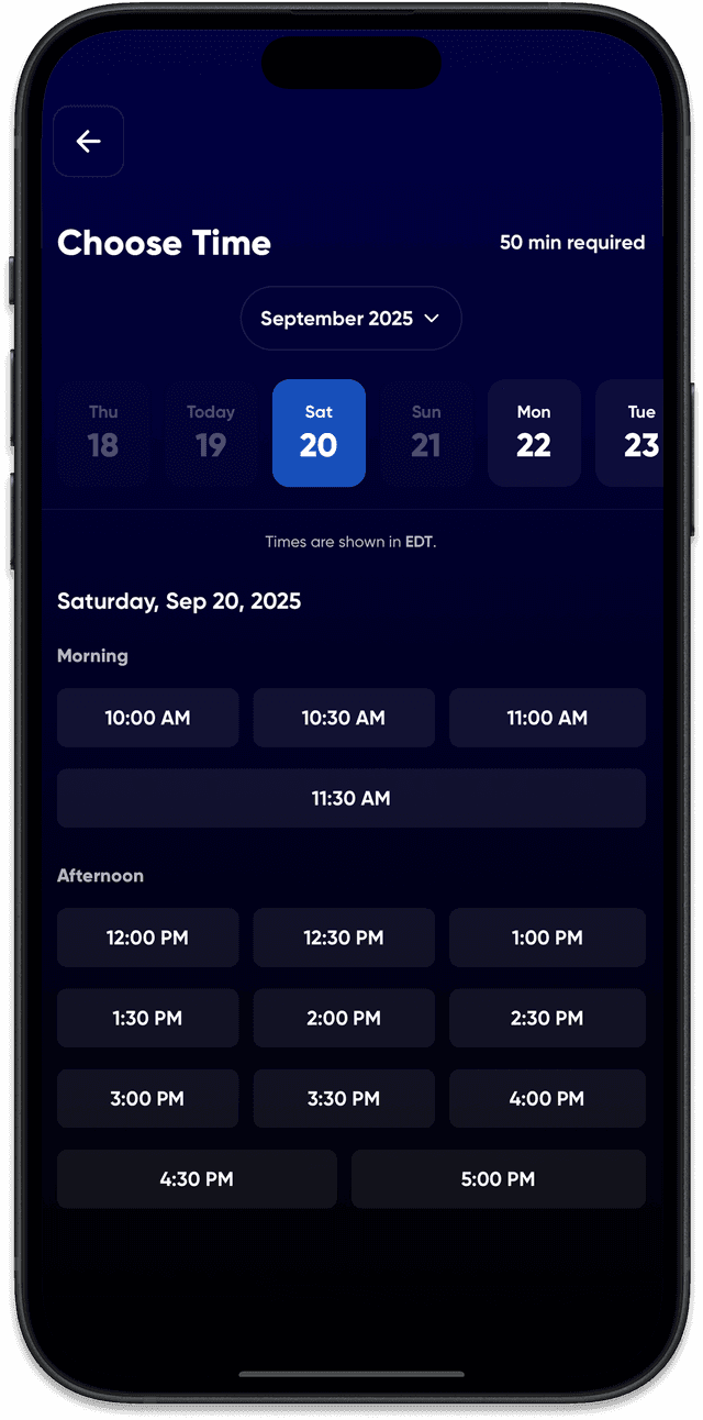 Easy scheduling